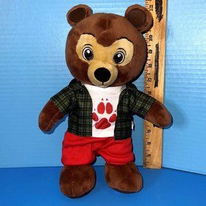 Build A Bear Great Wolf Lodge Brown Brinley Bear 12" Plush Small Stuffed Animal